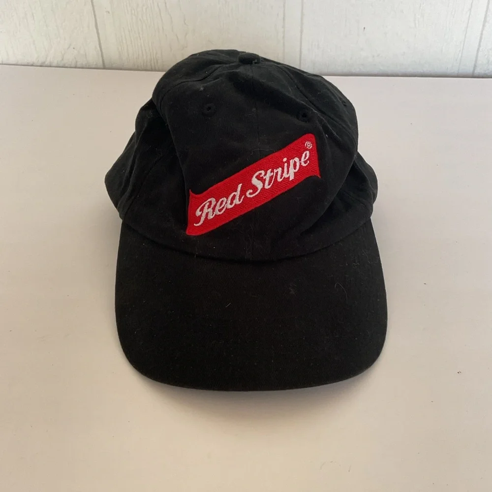 Red Stripe Baseball Hat OSFM